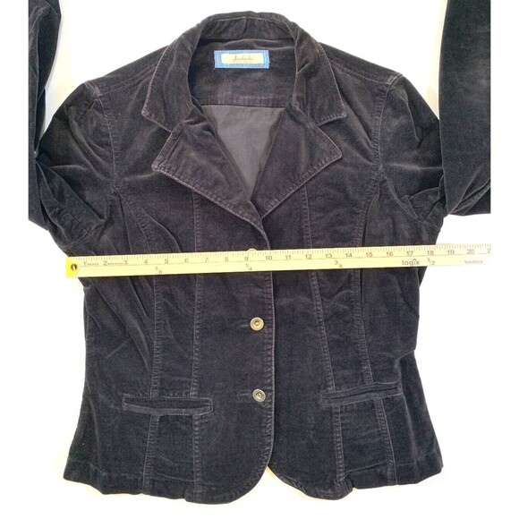 Jordache Jacket Womens L Corduroy Crop Blazer‎ Vintage Button Night Out Date - Picture 3 of 7